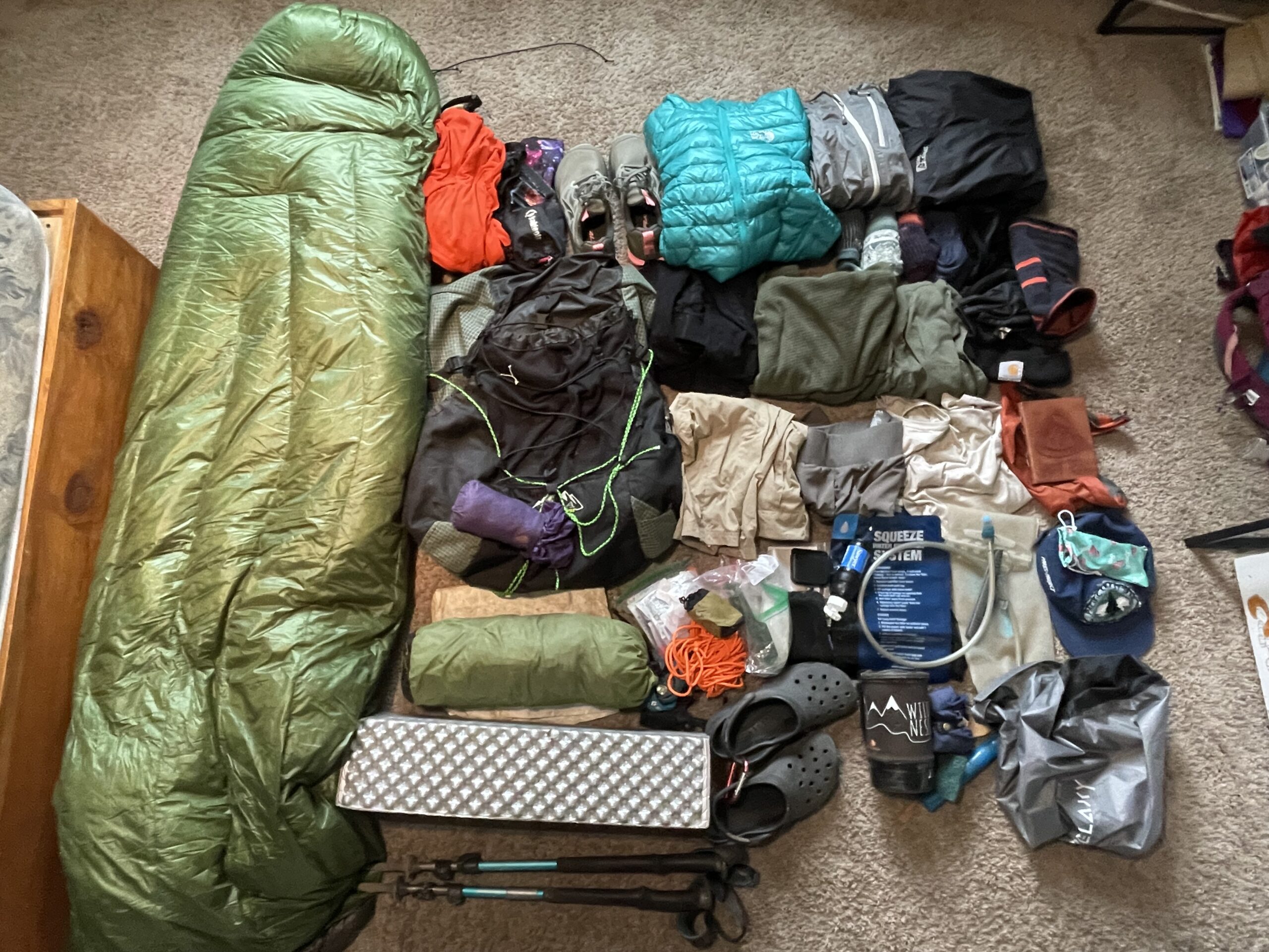 Pacific Crest Trail Gear List